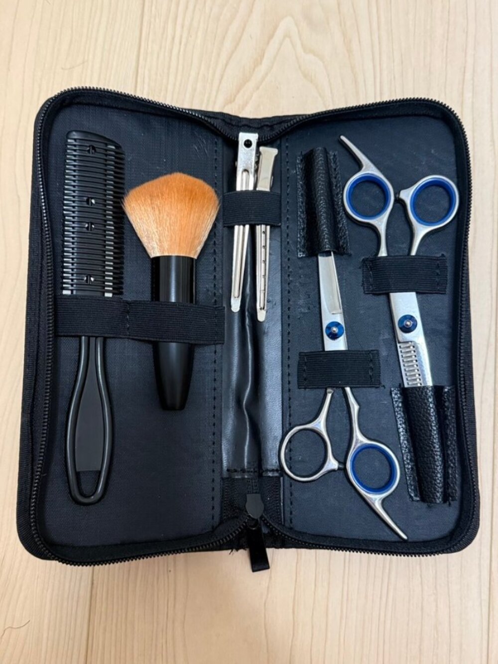 Hair Cutting Scissors Barber Shears Kit Case Set